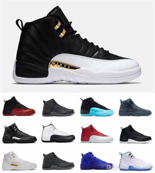 

12 mens designer new xii basketball shoes taxi the master black french blue trainers 12s sports men sneakers zapatos shoes 8-13