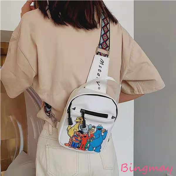 

women fashion leather crossbody bags shoulder bag handbag messenger bags for girls cute cartoon printing girls cross