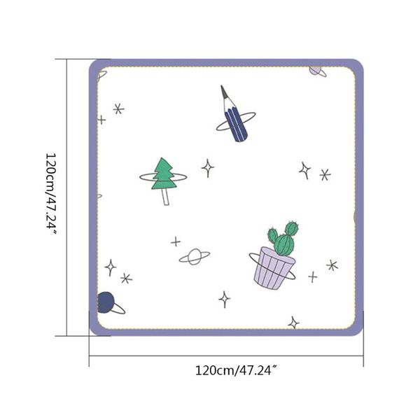 

bamboo cotton blankets cartoon print soft breathable toddler baby bath towel k1kc