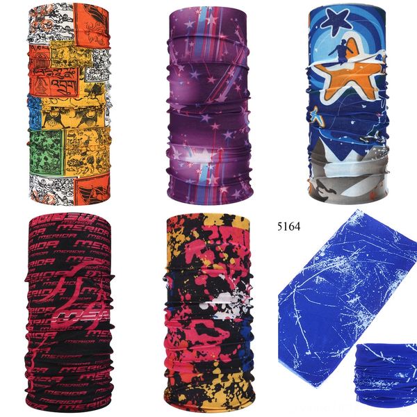 

20yo2 new starry sky multifunctional face bandana headband outdoor print hairband scarf light breathable scarf soft magic bandanas headwear, Black
