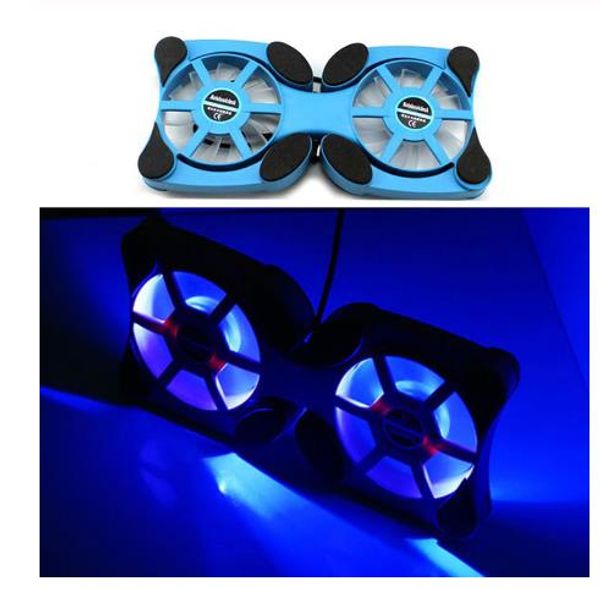 

notebook cooler foldable cooling fan usb quiet radiator with 2 fans for 7 to 15 inch lapuniversal portable