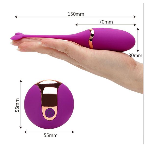 

vibrating control wireless remote massage rechargeable shipping ball vibrators usb silicone bullet toys egg y190711