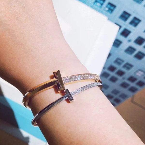 

new fashion one series bracelets bangles jewelry 925 sterling silver for women girls anniversary gift jewelry, Black