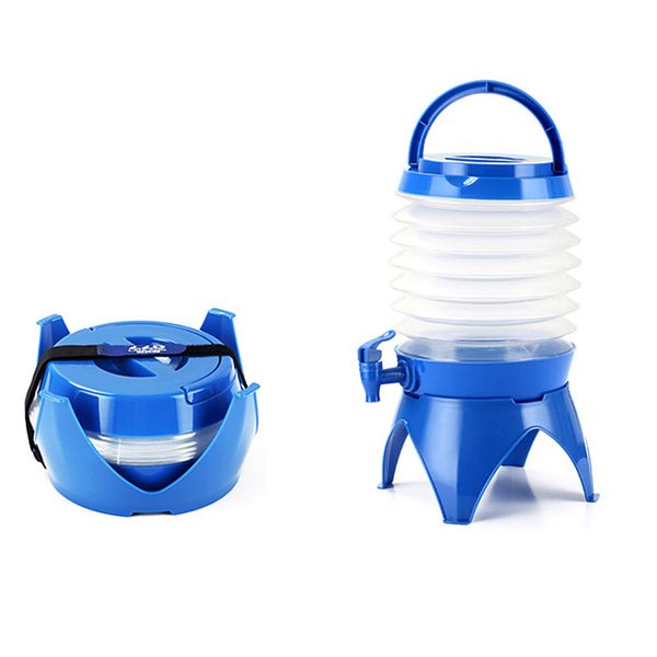 

outdoor bags grade material portable folding bucket 7.5l multifunctional water camping storage drinking bag