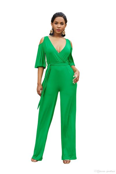 

2019 новый лето красивая молодежи смотри rompers женщины fashion show плеча сыпучие тонкий повседневные брюки комбинезоны, Black;white