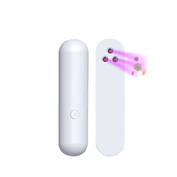 

3led портативная бактерицидная уф лампа ручной дезинфекции палочка перезаряжаемый уф бактериальный стерилизующий свет убивает клещей бытовая