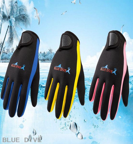 

2018 dive gloves snorkeling equipment anti scratch skid wetsuit material winter swim spearfish gloves