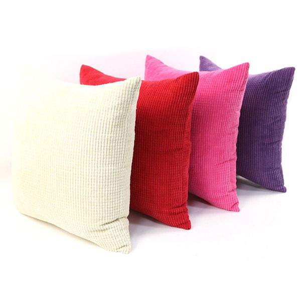 

s 55x55cm corn kernels cushion corduroy pillow throw case home decor 5.7076jjps