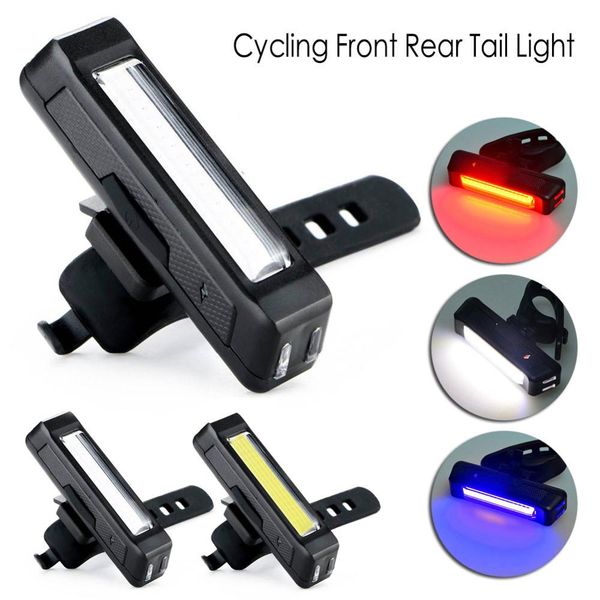 

super bright bicycle tail light waterproof rechargeable warning light front riding equipment