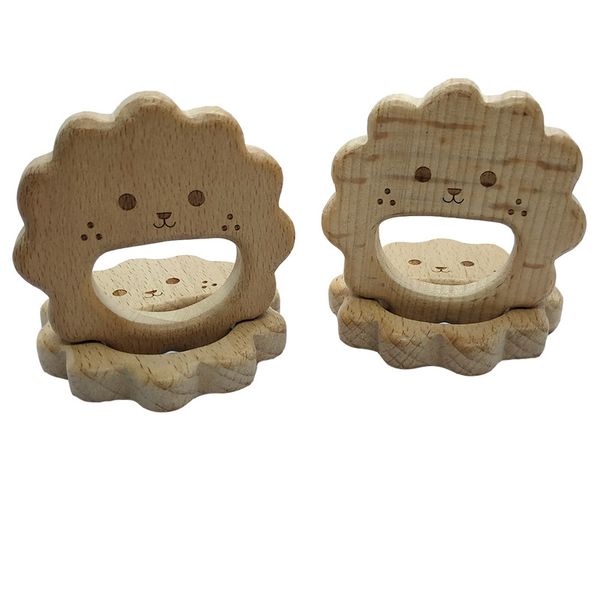 Animal Natural Beech Wood Teething Beads Kit DIY Baby Teether Jewelry Making