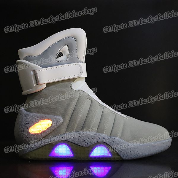 

running shoes men led light sneakers back to the future luminous glowing shoes men high male athletic sneakers