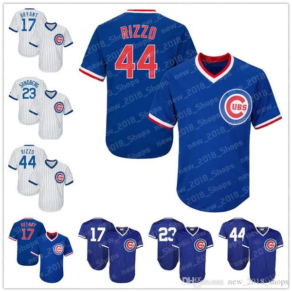 

Retro Mesh Anthony 44 Rizzo Kris 17 Bryant Ryne 23 Sandberg Chicago baseball Cubs