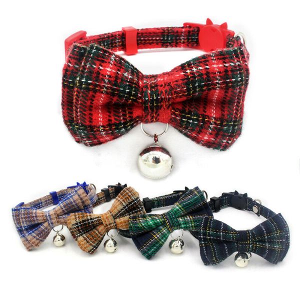 

dog cat pet bowknot cute bow tie bell adjustable puppy kitten necktie collar ing
