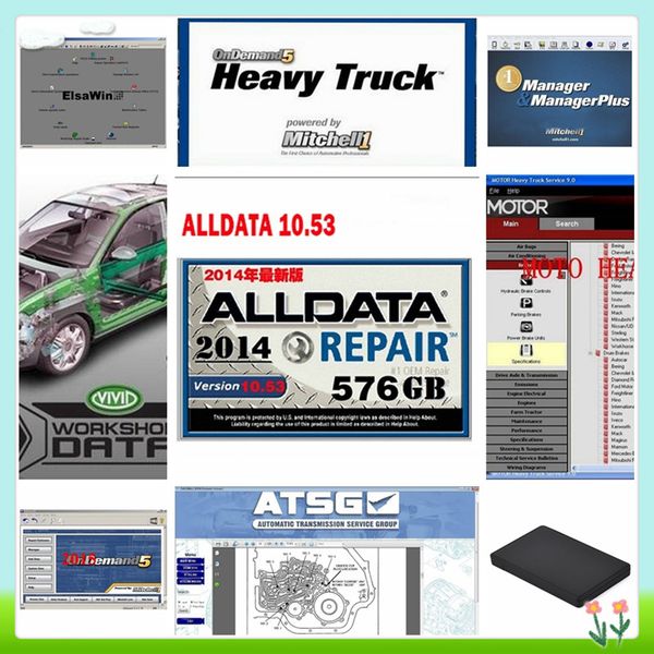 

2018 alldata v10.53 auto repair software dhl alldata+mitchell 2015+elsawin 6.0+vivid workshop+heavy+atsg 24in1tb hdd