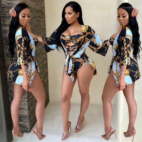 

сексуальные выдалбливают купальники мода природа цвет пляжные купальники женская одежда для плавания женская дизайнерская 3d печать one piec, White;black