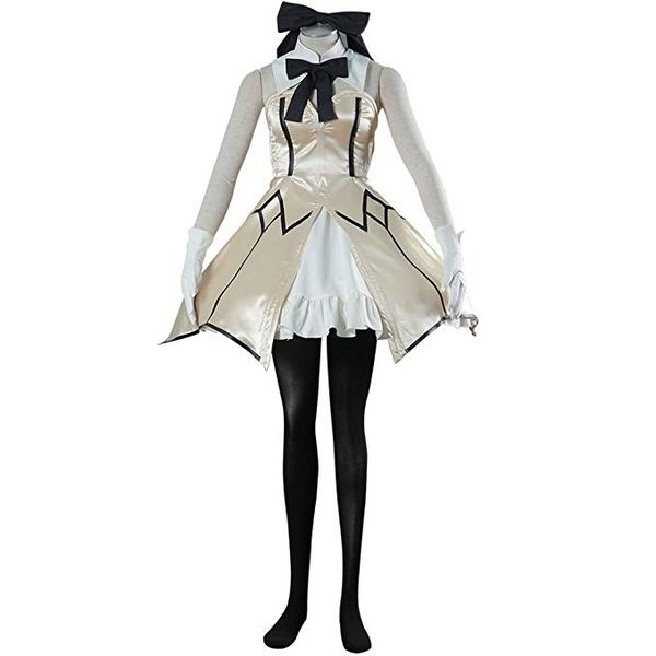 

fate grand order arutoria pendoragon сабля лили косплей костюм 9 шт. набор, Black