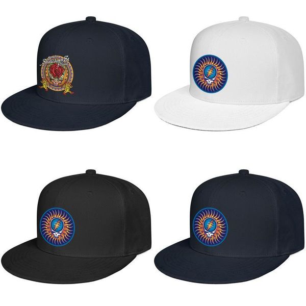 

grateful dead berkeley shakedown street mens and womens hip hop rebound hat fitted uk baseballcap family jam grateful dead five dancing, Blue;gray