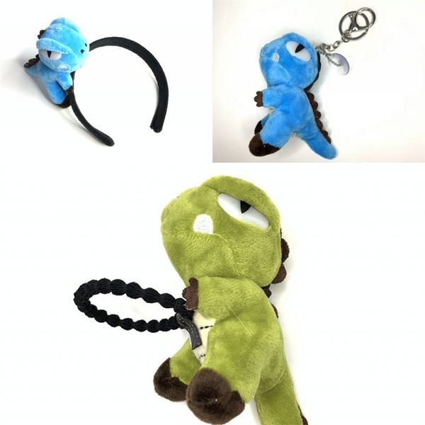 

cartoon style keys buckle dinosaur modeling hair hoops three dimensional plush toys hairs ring new arrival 6 5ss3 l1