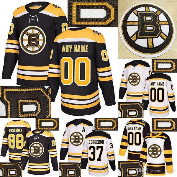 

boston bruins drilling 4 bobby orr 74 debrusk 37 patrice bergeron 63 marchand 88 pastrnak customize any number any name hockey jerseys, Black;red