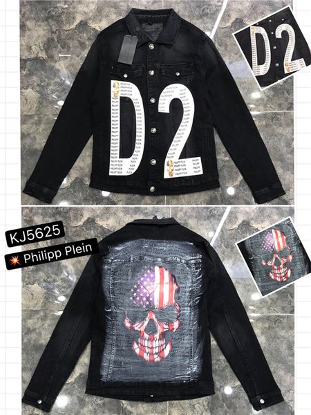 

2020fw luxury мужская конструктор ковбой куртка hip hop мужская винтажная куртка синий черный мужская мода куртки дистресс tear повреждения, Black;brown