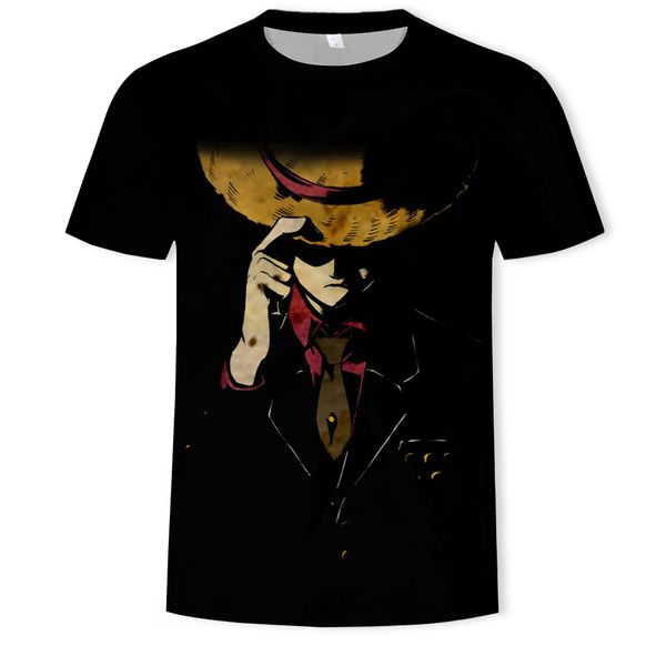 

mens designer one piece 3d digital printing short sleeve t-shirt loose, White;black