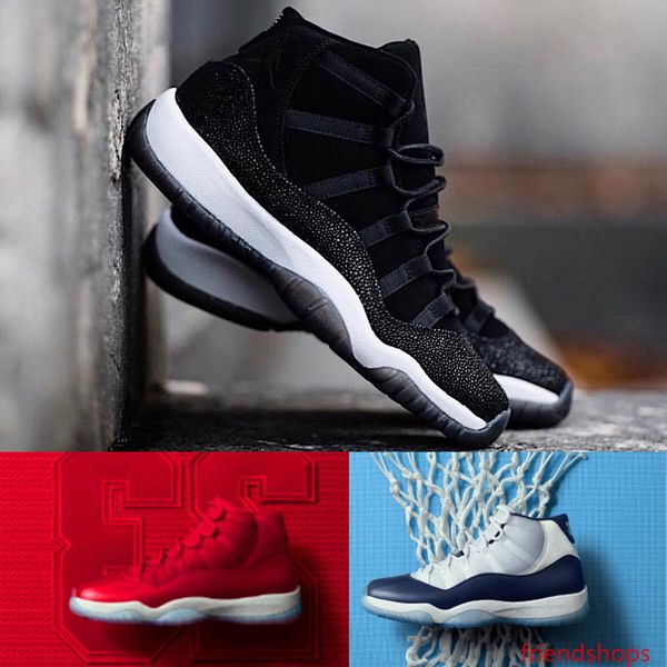 

chicago 11 prm premium heiress black stingray gold 11s gym red win like 82 basketball shoes men women sports sneakers