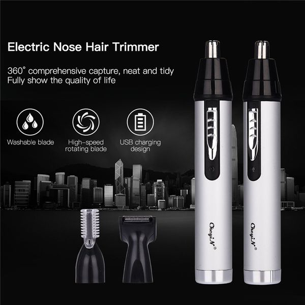 

3 in 1 rechargable ear hair trimmer electric shaver beard trimmer eyebrows ear hair trimmer beard shaving grooming clipper for