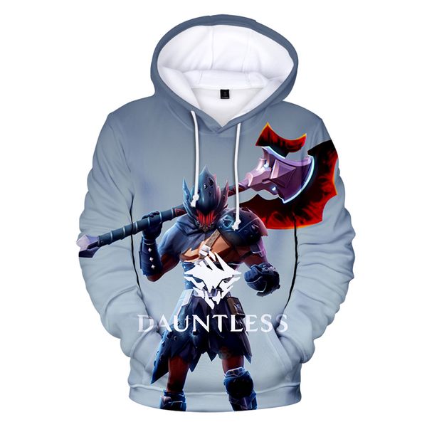 

hoodies pullover fashion dauntless game men women hoodie hoody casual long sleeve hooded sweatshirts jacket beast, Black