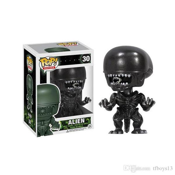 

lxh funko pop movies alien vinyl action figure with box #30 popular collectible doll toy good quality