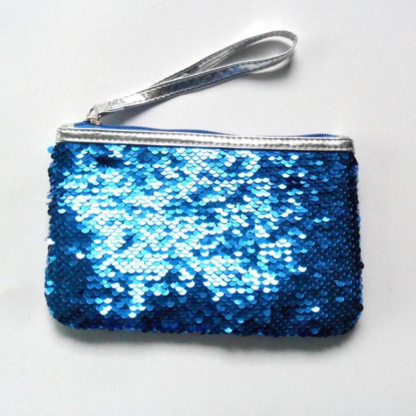 

double color sequin bag reversible sequin mermaid glitter ladies purse phone bag girls accessories bags, White