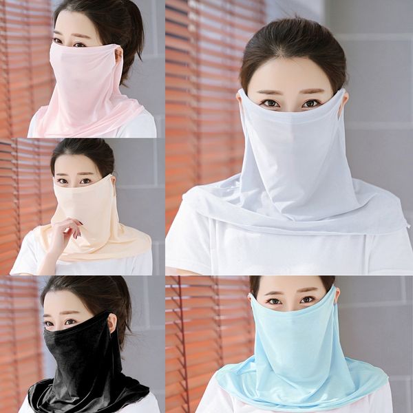 

0ll2b new 3d sceamless magic scarf face mask ski cycling fishing bandanas women stars headband tube scarf men outdoor neck scarves, Black