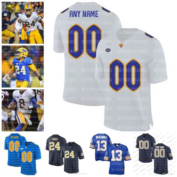 

custom ncaa pitt pittsburgh panther football fitzgerald tyler boyd dion lewis chris doleman rickey jackson peterman savage whitehead jerseys, Black;red