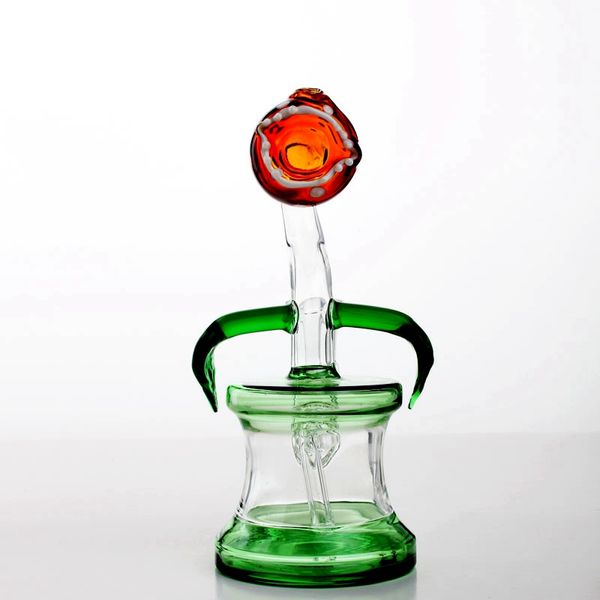 Narghilè Chomper Bicchiere di vetro Dab Rig Bong Bong inebriante Mini pipa ad acqua Rigs olio denso Fumo di cera Narghilè Ciotola Gorgogliatore A nido d'ape Quarzo Banger