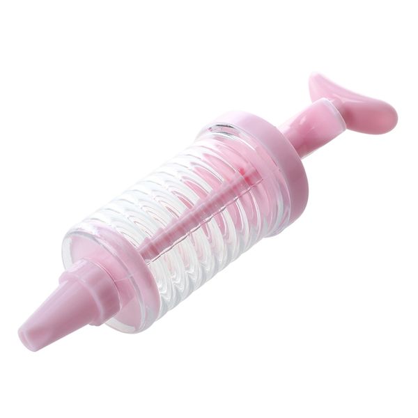 

gtbl cake biscuit cookie decorating kit icing piping syringe 8 nozzles(pink