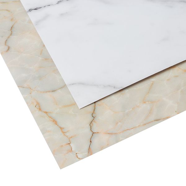 

quality eco friendly2pcs self-adhesive marble wallpaper waterproof pvc tv background sticker living room floor paper kitchen bac