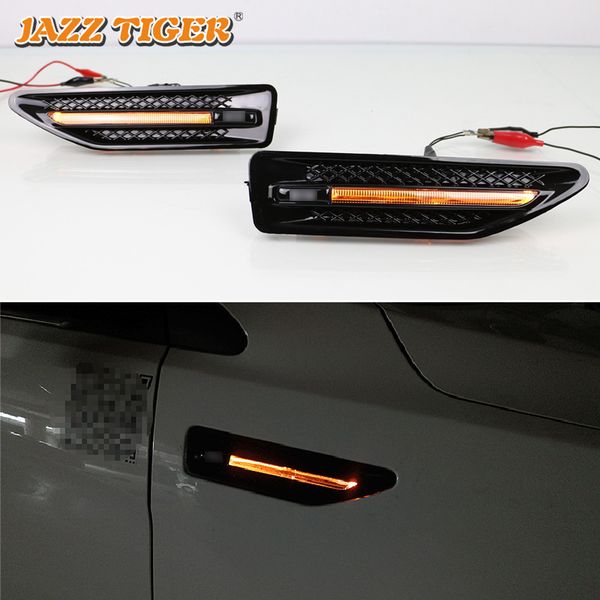 

jazz tiger 2pcs led turn signal light for kia rio k2 2011 2012 2013 2014 2015 2016 car fender light 12v waterproof side lamp