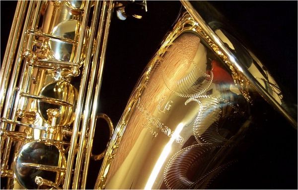 

brand quality yanagisawa t-902 bb tune saxophone brass gold lacquer western playing musical instrument sax with case