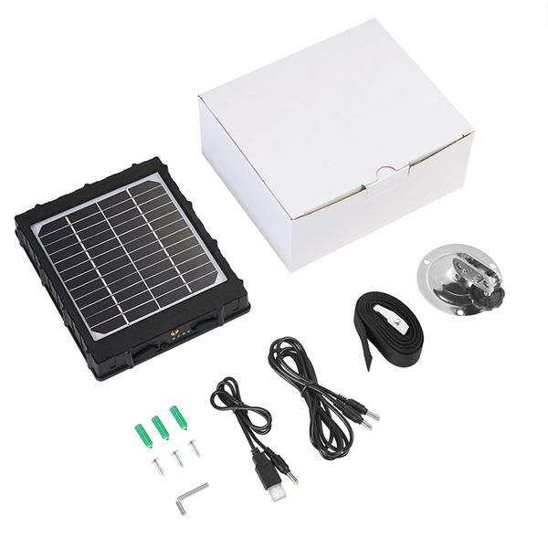 

solar panel solar power charger for 4g hunting camera