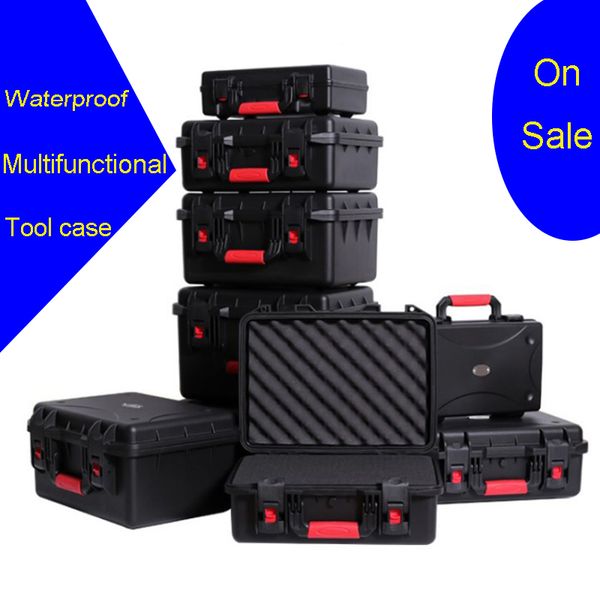 

outdoor protective safety case shockproof waterproof boxes plastic tool box dry box safety equipment tool storage with foam