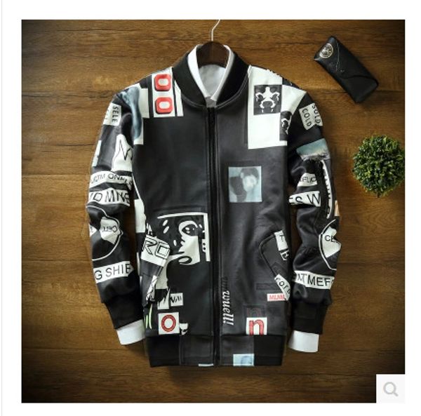 

men fashion hoodies kpop baseball jacket hiphop play, Black;brown