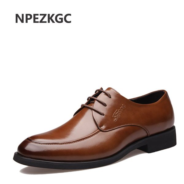 

npezkgc brand black men shoes brown men dress shoes, fashion oxford, oxford shoes for