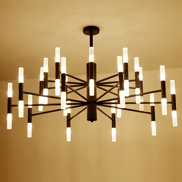 

modern fashion designer black gold led ceiling art deco suspended chandelier light lamp for kitchen living room loft bedroom