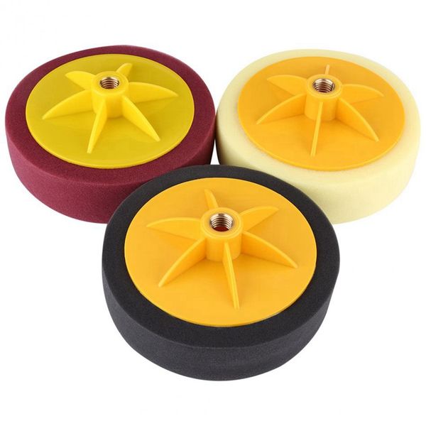 

6 inch/15cm car polishing waxing pad sponge wheel polishing waxing pad kit tool for car maintenance accessories