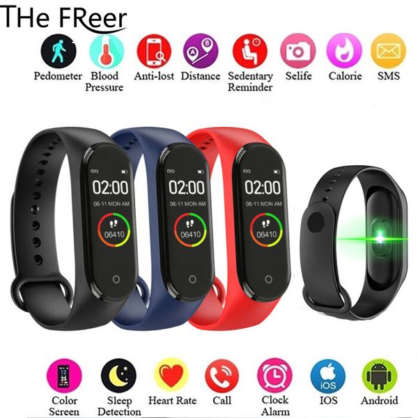 

color screen smart watch sport fitness bracelet ip67 waterproof blood pressure heart rate monitor tracker for men women watch, Slivery;brown