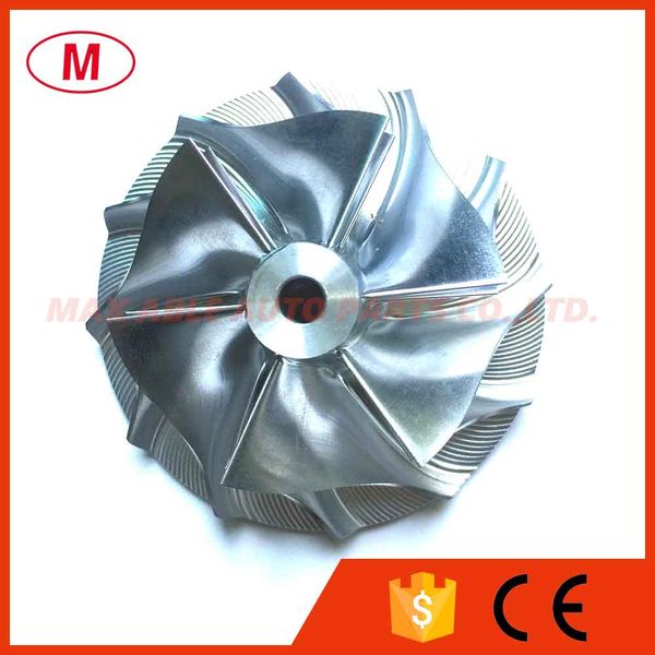 

gt3076 467756-0004 54.97/76.13mm 6+6 blades turbo billet compressor wheel/aluminum 2618/milling wheel for racing turbocharger cartridge