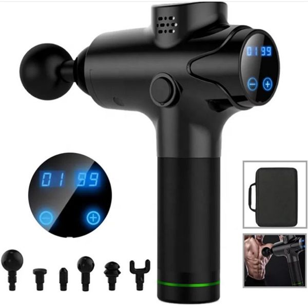 

morease muscle stimulator massage gun vibrating deep therapy relaxation fascia fitness exercise pain relief electric massager