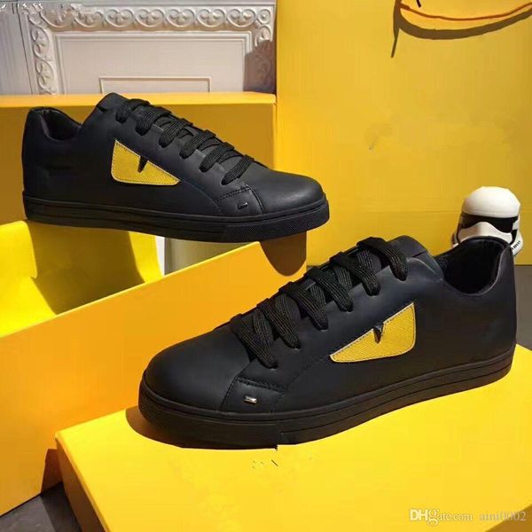 

The late t fa hion 2color mall mon ter eye camouflage panda tyle rivet et foot men leather ca ual hoe ize eu38 44