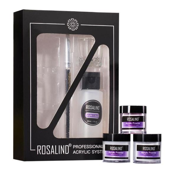 

acrylic nail kit for nail art design powder extension carved for manicure set gel polish set and base