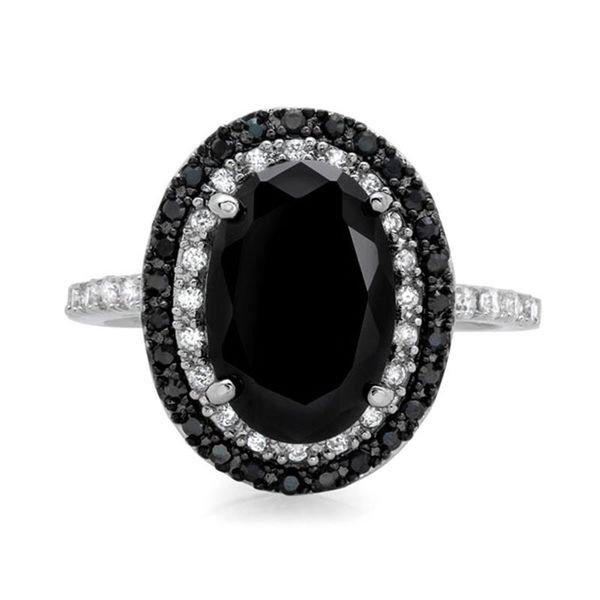 

white gold color women wedding rings stone jewelry simple oval crystal engagement proposal ring for lover high quality, Golden;silver