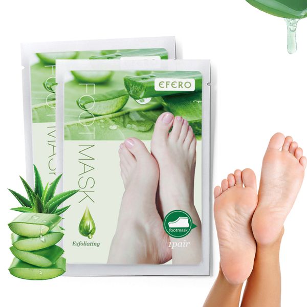 

baby feet exfoliating foot mask socks for pedicure aloe foot peeling mask remove dead skin exfoliation feet legs foot mask tslm1